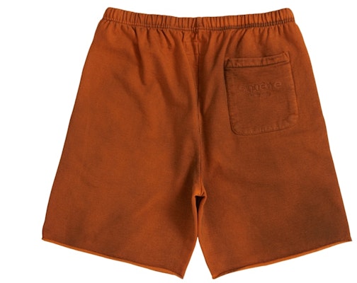Supreme Spray Sweatshort Orange Order Supreme Spray Sweatshort Orange