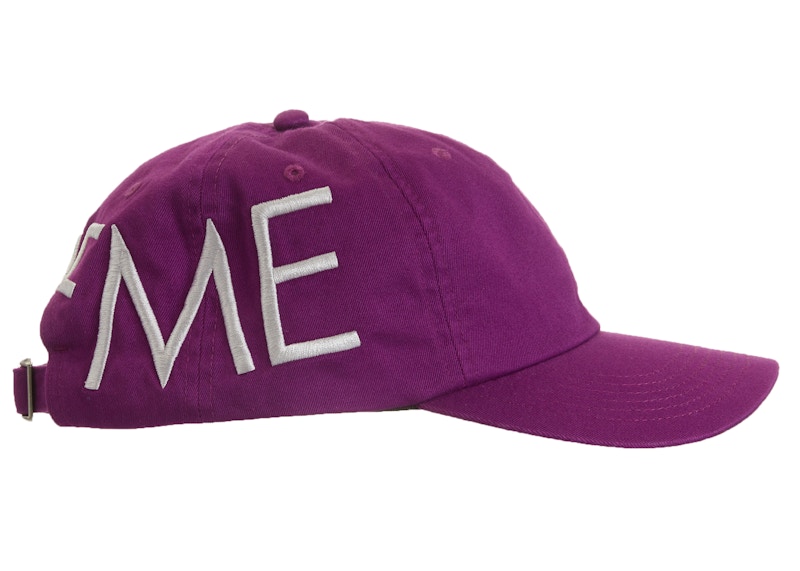 Order シュプリーム スプレッド 6パネル キャップ（プラム）
