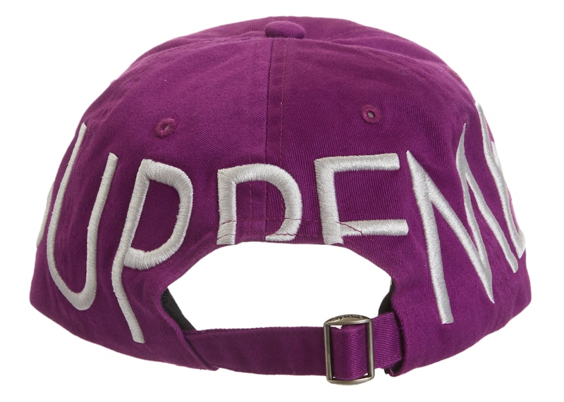 Lookbook シュプリーム スプレッド 6パネル キャップ（プラム）
