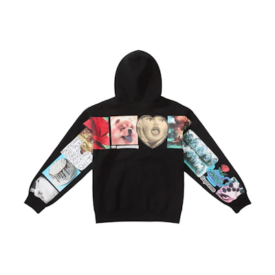Supreme Spread Zip Up Hooded Sweatshirt Black
