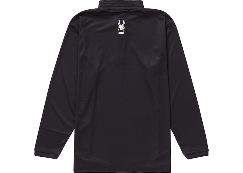 Lookbook Supreme 蜘蛛網半拉鍊套頭衫 黑色