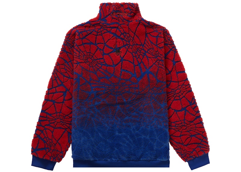 Order Supreme 蜘蛛網皇室藍搖粒絨夾克