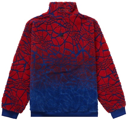 Supreme 蜘蛛網皇室藍搖粒絨夾克 Order Supreme 蜘蛛網皇室藍搖粒絨夾克