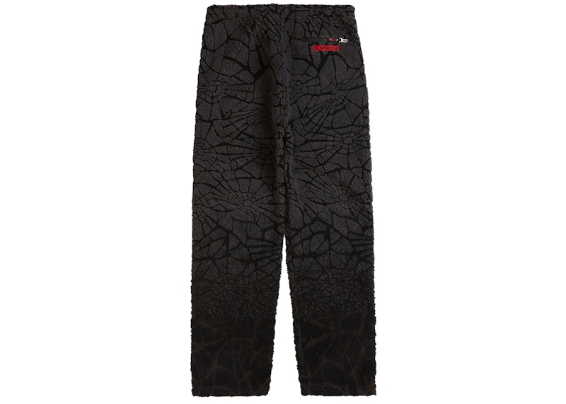 Supreme Spyder Web Polar Fleece Pant Black 圖 2
