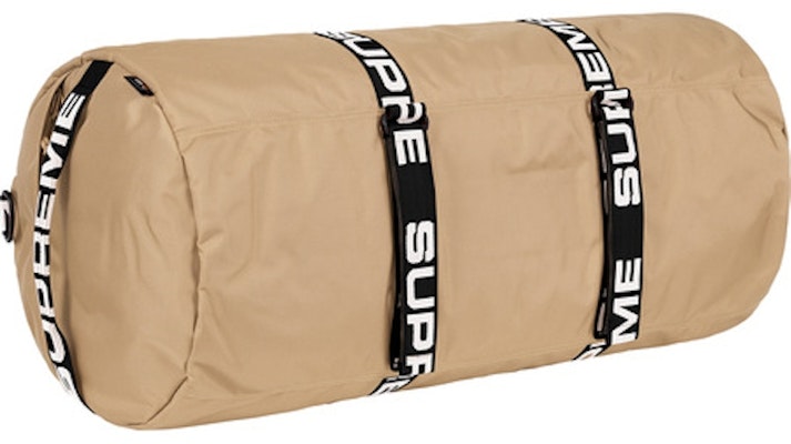 Supreme SS18 Large Duffle Bag Tan Lookbook Supreme SS18 Large Duffle Bag Tan