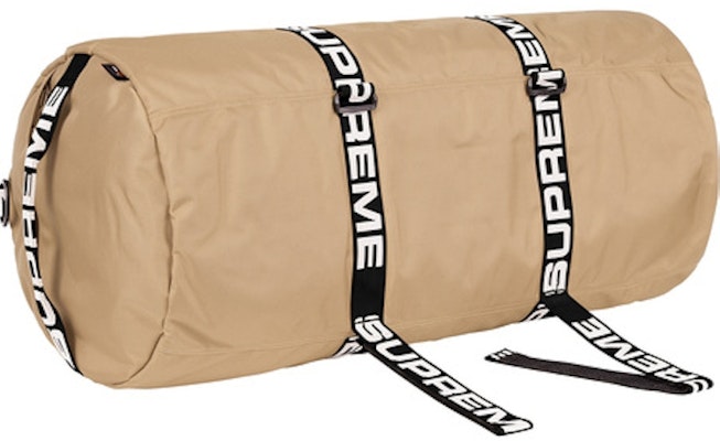 Supreme SS18 Large Duffle Bag Tan Shop Supreme SS18 Large Duffle Bag Tan
