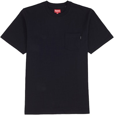 Buy Supreme SS19 Pocket SS Tee Black Novelship