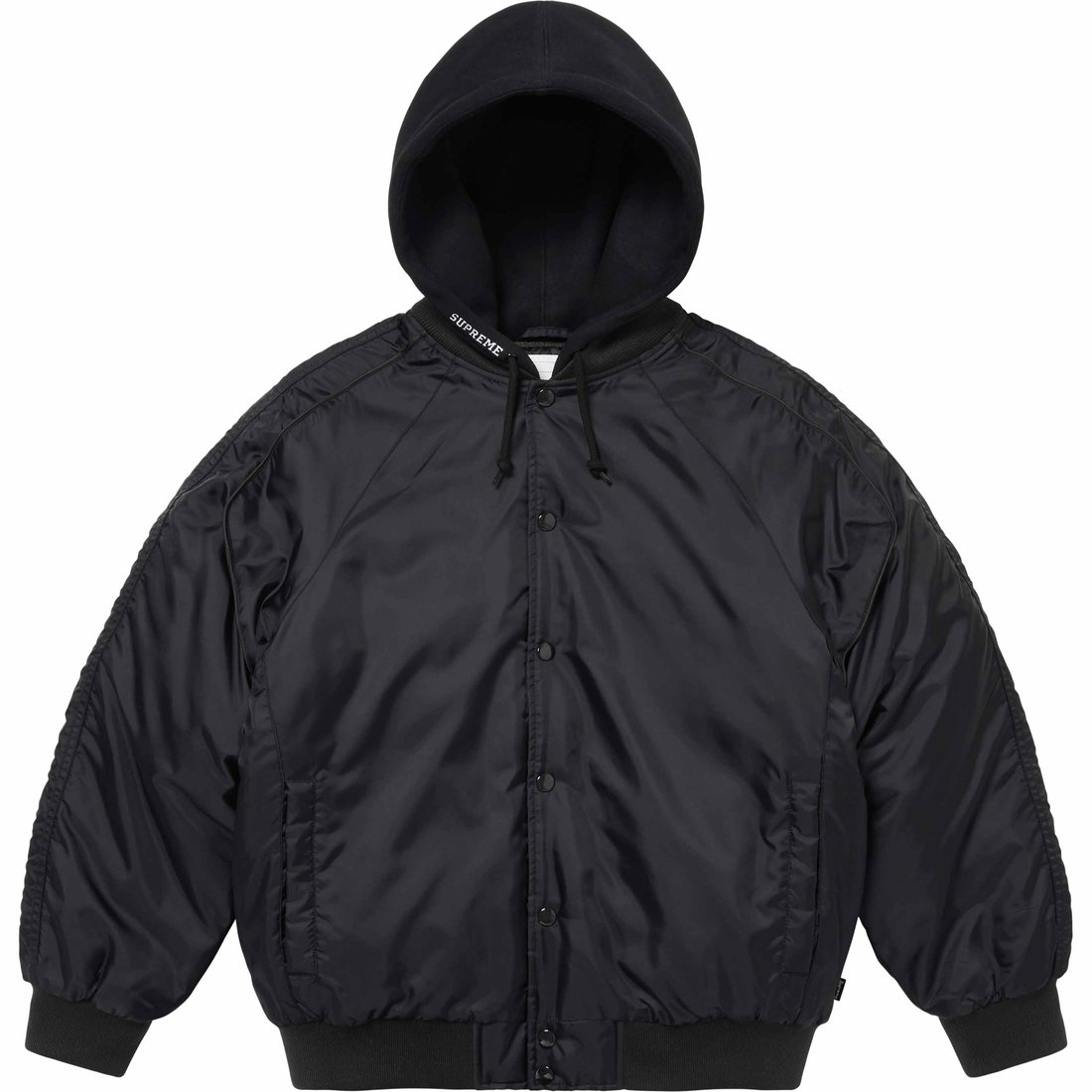 Supreme SS24 Week 14 Hooded Stadium Jacket Embroidered Logo Unisex Streetwear SUP-SS24-224