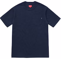 Supreme SS Pocket Tee (FW18) Navy