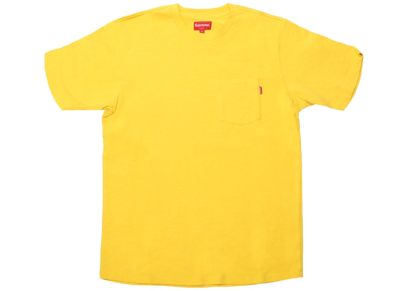 Buy Supreme SS 口袋短袖T恤 (FW18) 黃色