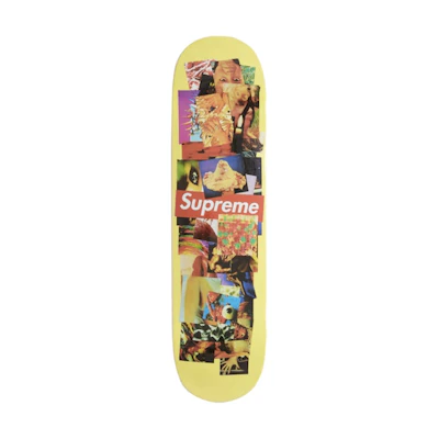 Supreme Stack Skateboard Deck Yellow