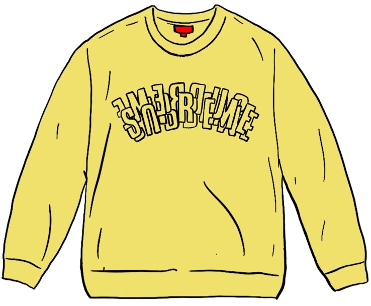 supreme-stacked-crewneck-light-lemon