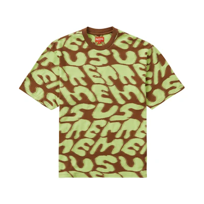 Supreme Stacked Intarsia S/S Top Brown