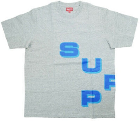 Supreme Stagger Tee Heather Grey Buy Supreme Stagger Tee Heather Grey