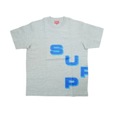 Supreme Stagger Tee Heather Grey