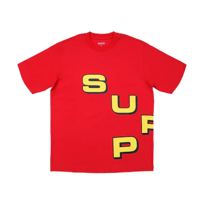 Supreme Stagger Tee Red