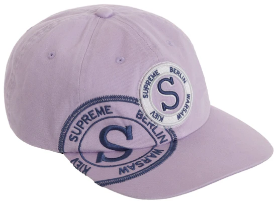 Supreme Topi Stamp 6-Panel Ungu Muda Buy Supreme Topi Stamp 6-Panel Ungu Muda