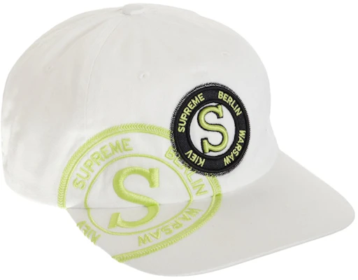 Supreme Topi Stamp 6-Panel Putih Buy Supreme Topi Stamp 6-Panel Putih
