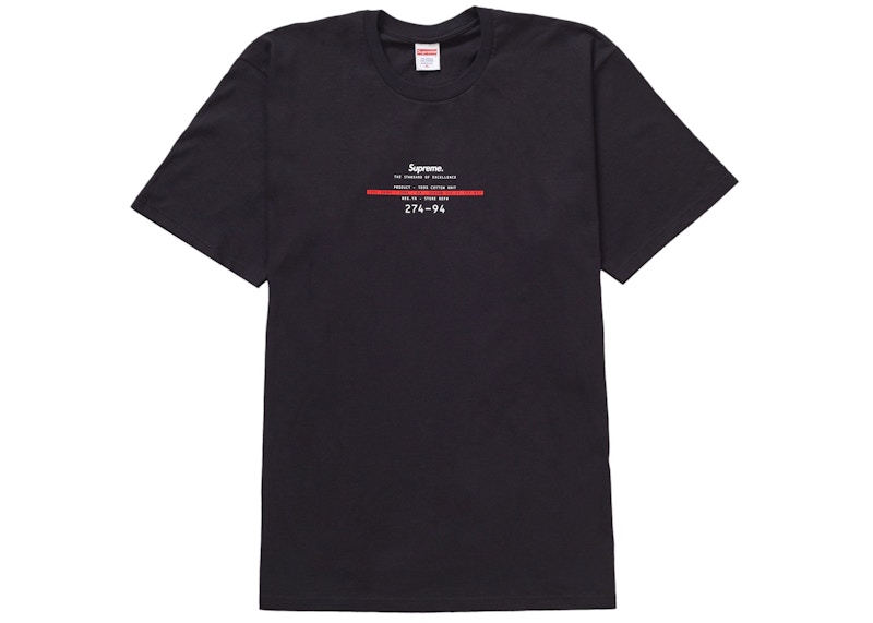 Supreme Standard Tee Black