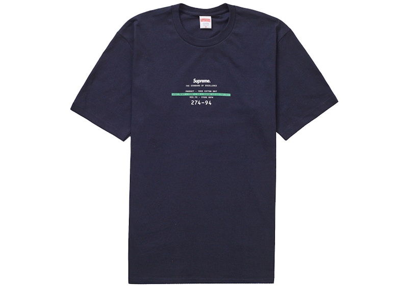 Supreme Standard Tee Navy