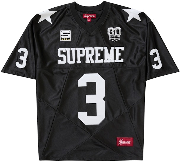 supreme-star-football-jersey-black