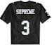 Order 슈프림 스타 풋볼 저지 블랙