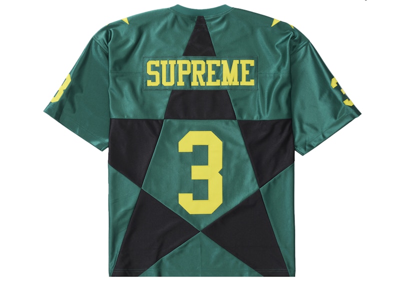 Order 슈프림 스타 풋볼 저지 다크 그린