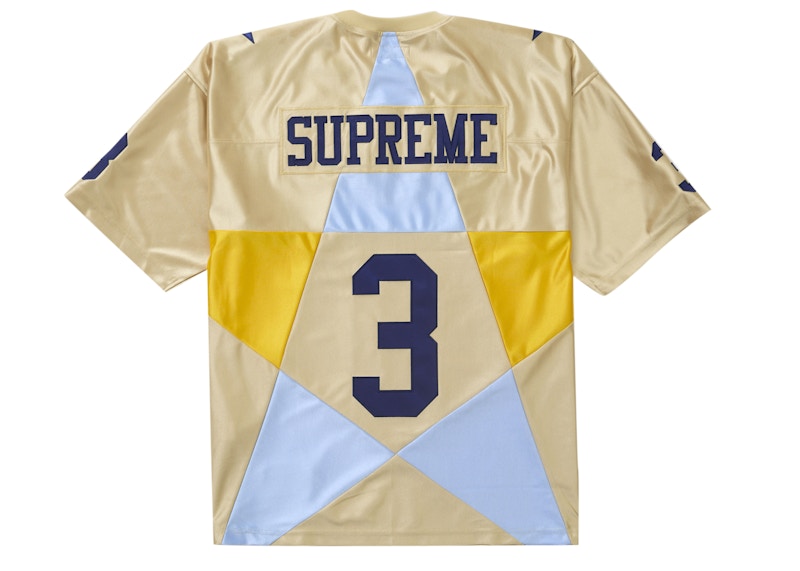 Order Supreme Star Jersey Sepak Bola Emas