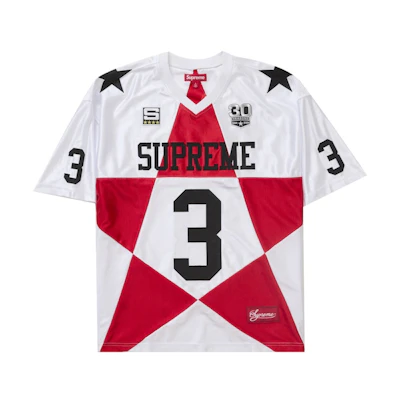Supreme Star Football Jersey White