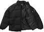 Order Supreme Star Sleeve Down Puffer Jacket Hitam