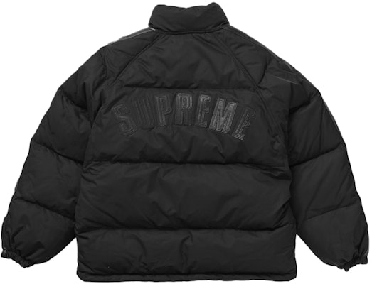 Supreme Star Sleeve Down Puffer Jacket Hitam Lookbook Supreme Star Sleeve Down Puffer Jacket Hitam