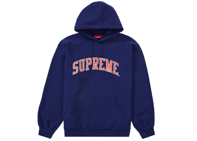 Buy Supreme Stars Arc Hooded Sweatshirt 'Dark Royal'