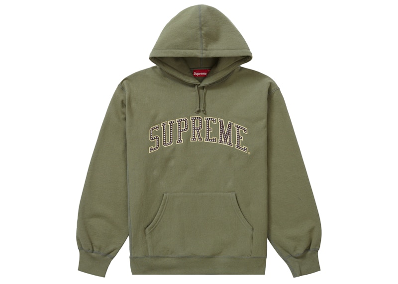 Supreme Stars Arc Hooded Sweatshirt 'Light Olive'