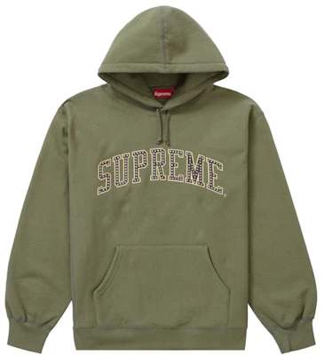 Supreme Stars Arc Hooded Sweatshirt 'Light Olive' Buy Supreme Stars Arc Hooded Sweatshirt 'Light Olive'