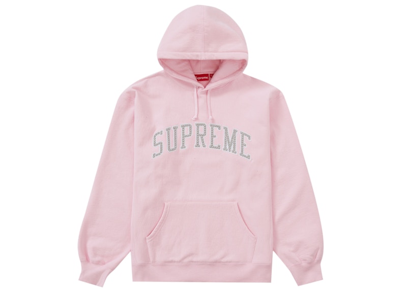 Supreme Stars Arc Hooded Sweatshirt 'Light Pink'