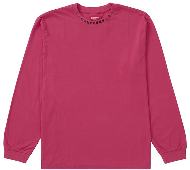 supreme-stars-collar-l-s-top-magenta-fw-21