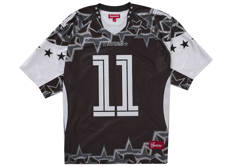 Supreme Stars Football Jersey Black
