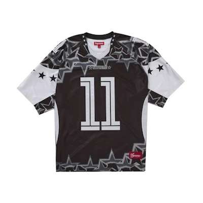 Supreme Stars Football Jersey Black