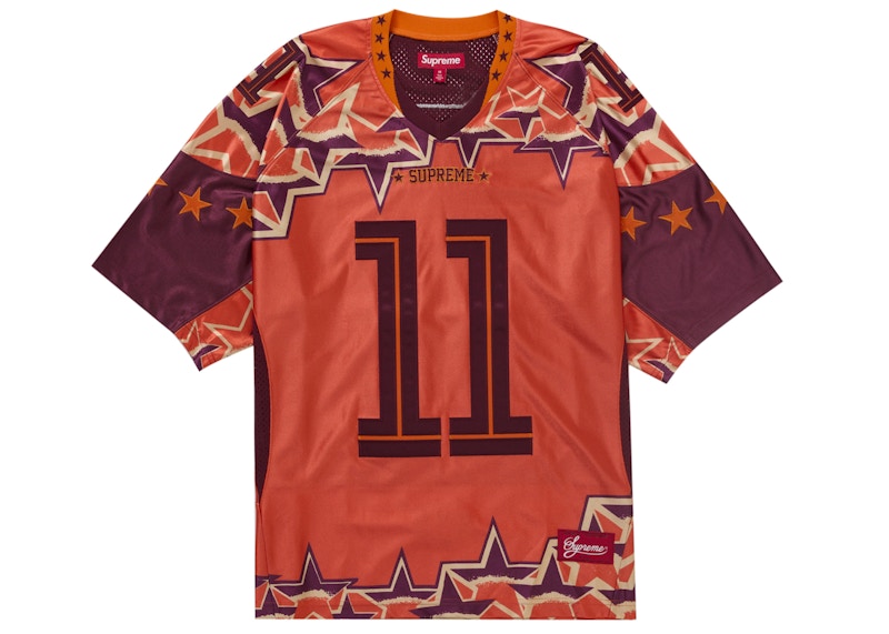 Supreme Stars Football Jersey Orange