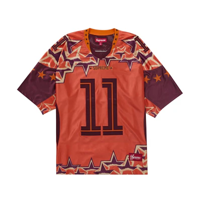 Supreme Stars Football Jersey Orange