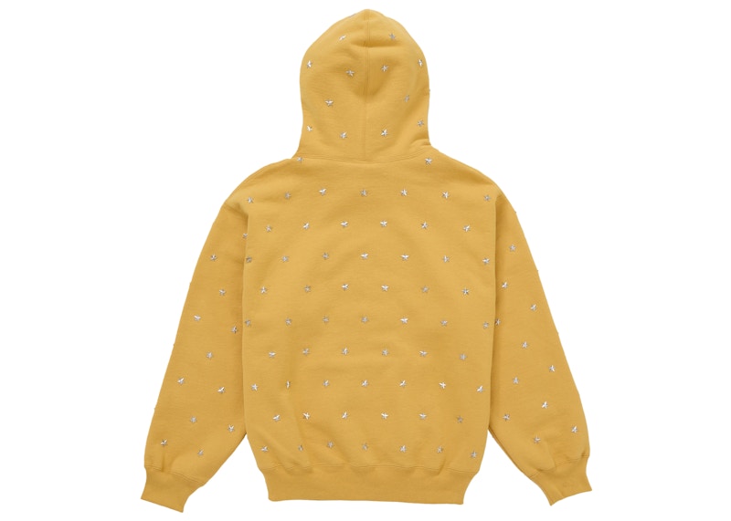 Supreme Stars Studded Hooded Sweatshirt Dusty Gold 圖 2