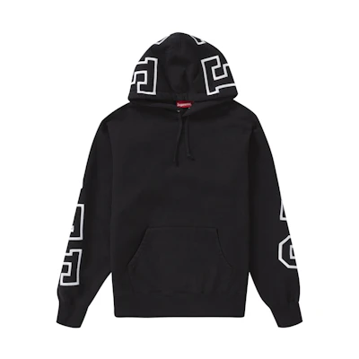 Supreme State Hooded Sweatshirt Black