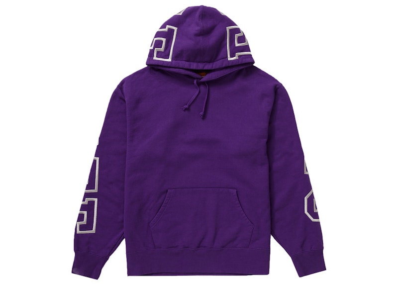 Buy Supreme Eyes Hooded Sweatshirt Purple - Novelship