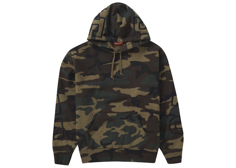 Buy Supreme State Hooded Sweatshirt Woodland Camo