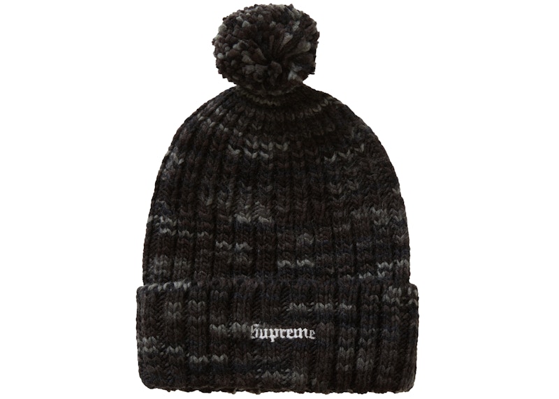 Supreme Static Beanie Black