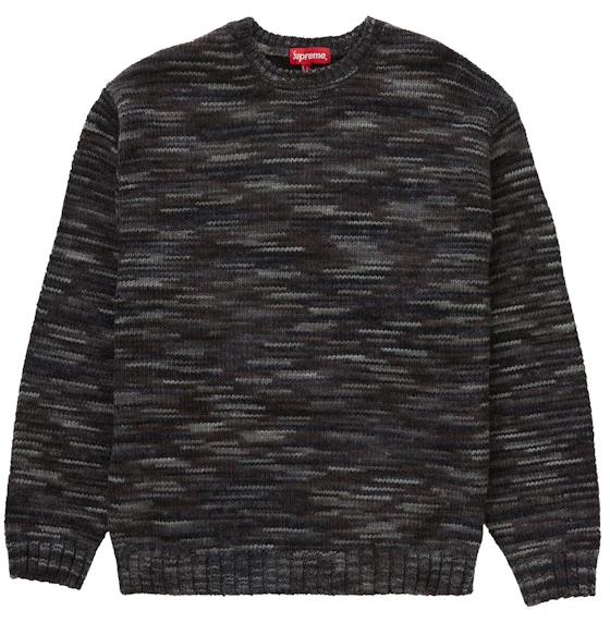 supreme-static-sweater-black