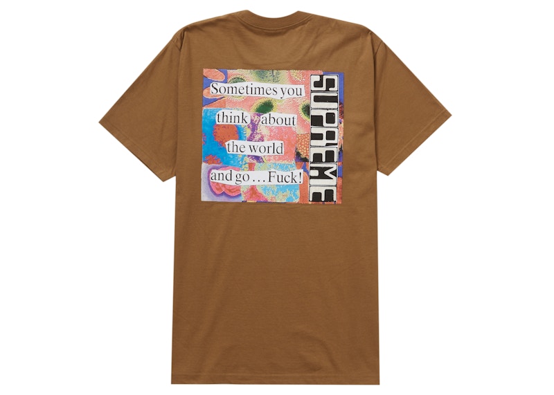 Supreme Static Tee Brown