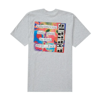 Supreme Static Tee Grey