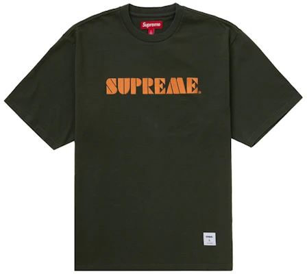 Supreme Stencil Bordir S/S Top Hijau Buy Supreme Stencil Bordir S/S Top Hijau
