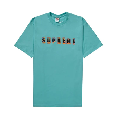 Supreme Stencil Tee Teal